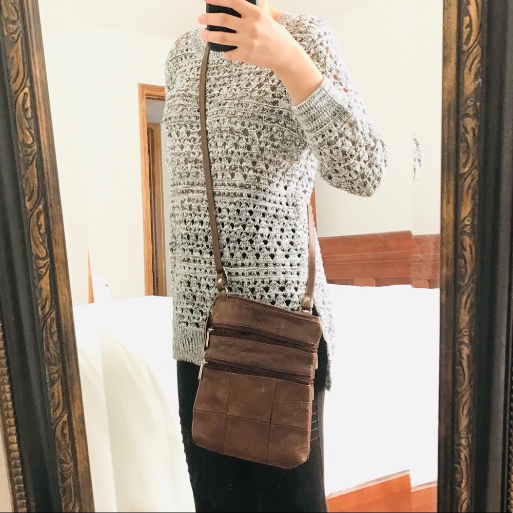 Genuine Leather Vallemoso Crossbody Bag